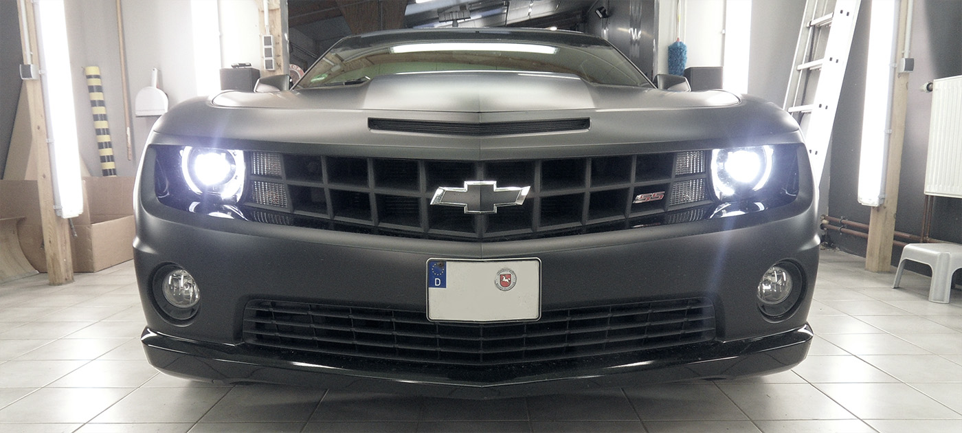 Chevrolet Camaro mit poliertem Lack